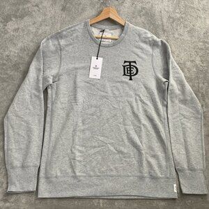Reigning Champ x Top Dawg Ent Sweatshirt Mens Large Gray Pullover Sweater Cotton